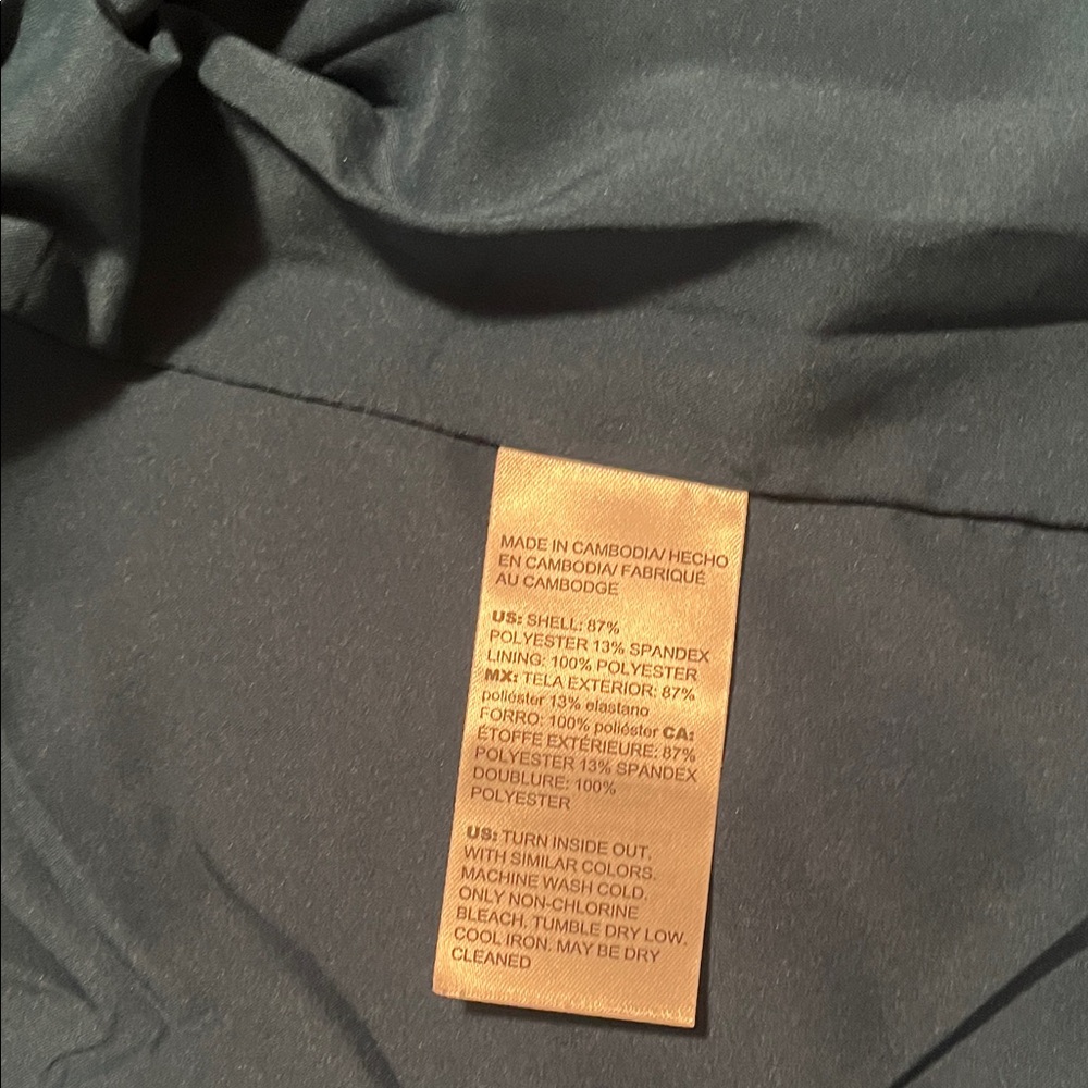 Chico's Teal Suede Blue Jacket- NEW Never worn - Picture 5 of 8